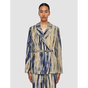Image of JOSEPH Joubert Jacket Tie Dye Desert Sand/Navy