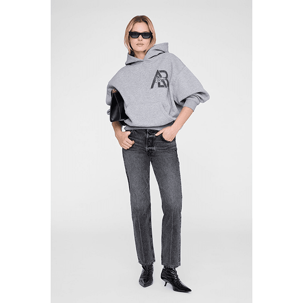Anine Bing Jaci Hoodie Grey Melange