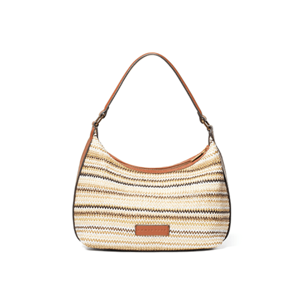 Arnie Says Hampton Stripe Handbag Ecru Combo