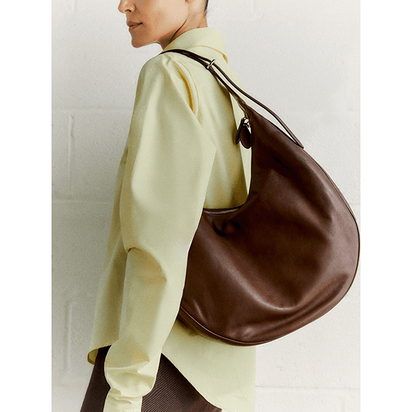 Liffner Moon Hobo Bag Dark Brown