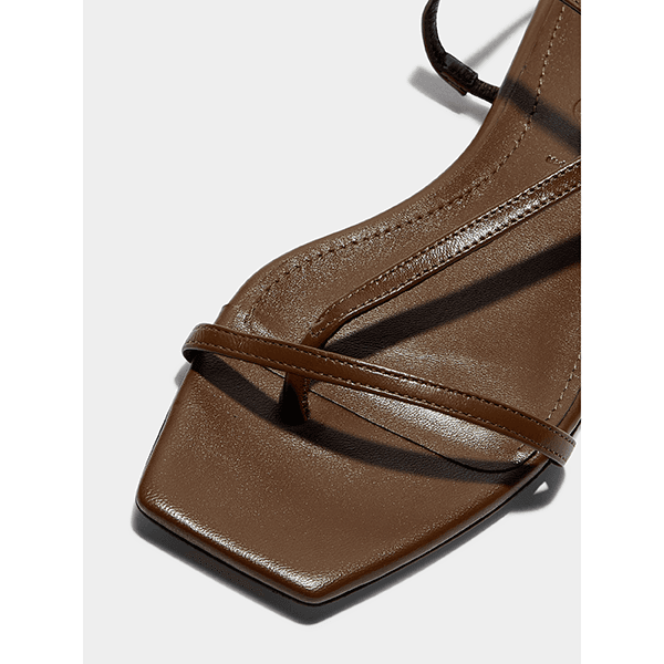 Aeyde Ella Sandal Tobacco