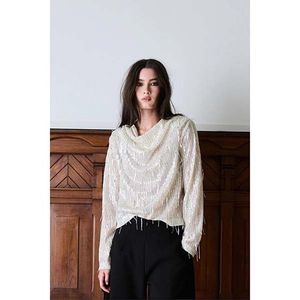 Hovedbilde Iben Beverly Fringe Top Lt Gold