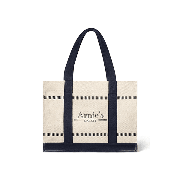 Arnie Says Riviera Market Bag Natural/Dk Navy