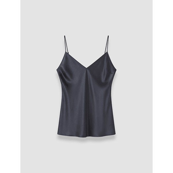 JOSEPH Clea Top SIlk Satin Indigo