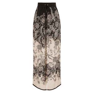 Main Image Zimmermann Rhiannon Relaxed Pant Cream/Black Floral