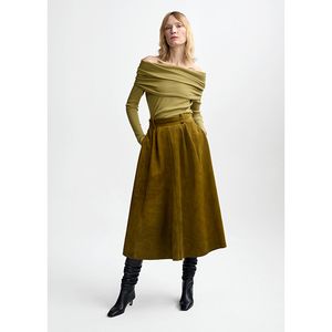 Hovedbilde Christian Anna Suede Skirt Moss