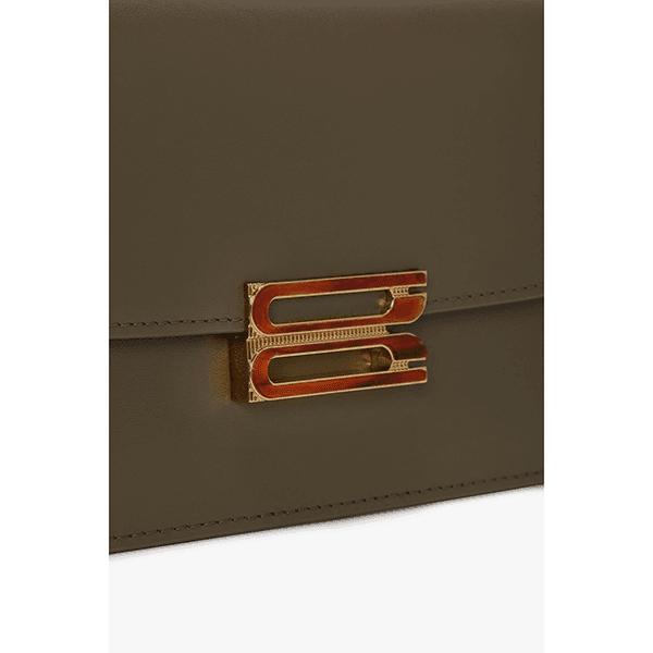 Victoria Beckham Dorian Bag Small Fossil Brown/Amber