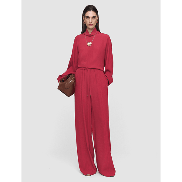 JOSEPH Dee Pant Crepe Mulberry