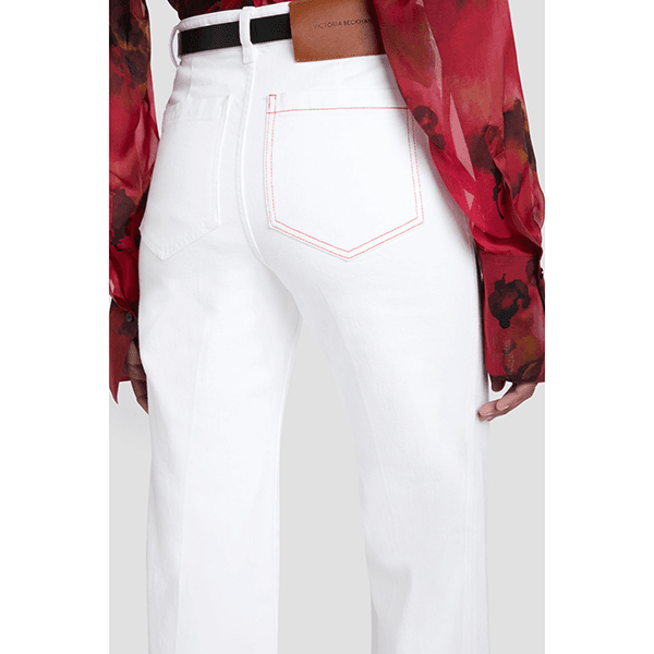 Victoria Beckham Alina Jean Washed White
