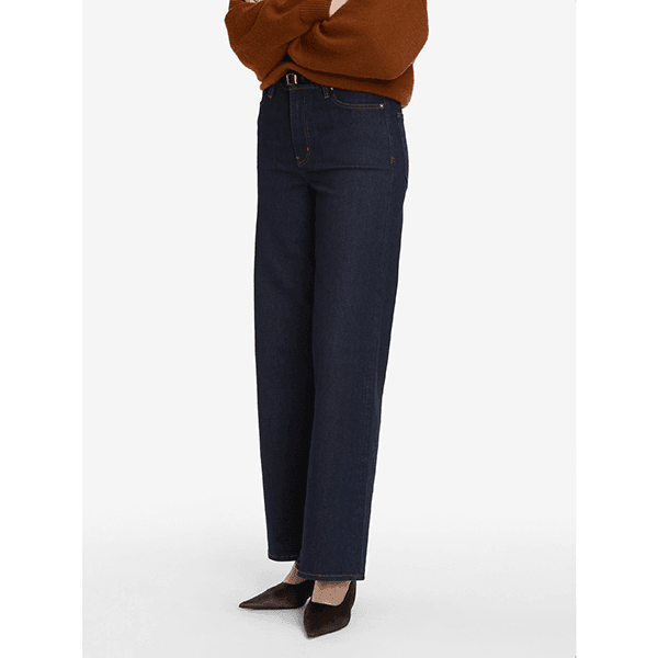 FRAME Le Slim Palazzo Long Rinse