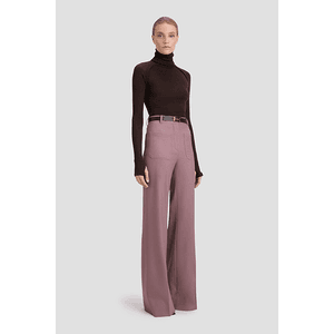 Main Image Victoria Beckham Alina Trouser Mauve