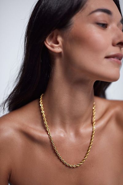 Anni Lu Golden Rope Necklace