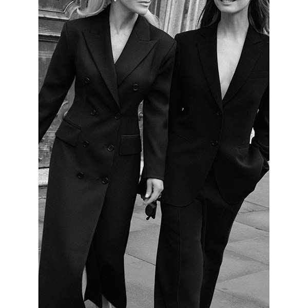 Andiata Aubrie Blazer Dress Black