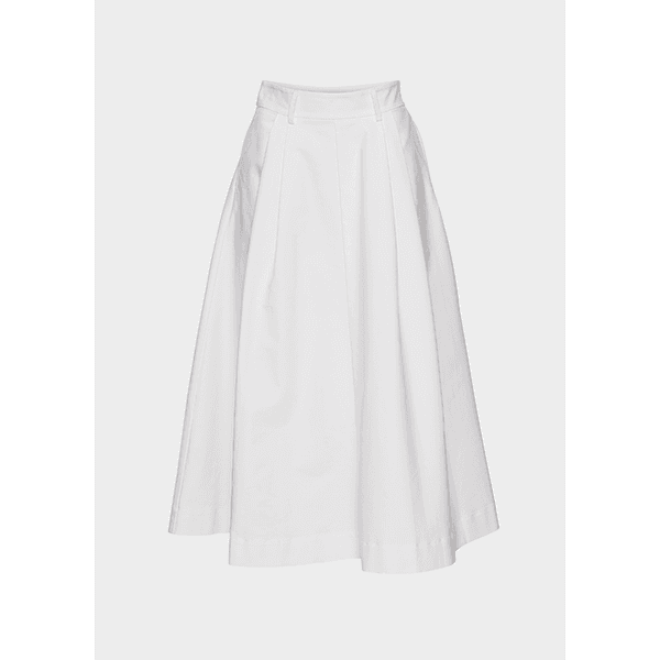 Christian Aks Anna Cotton Skirt White