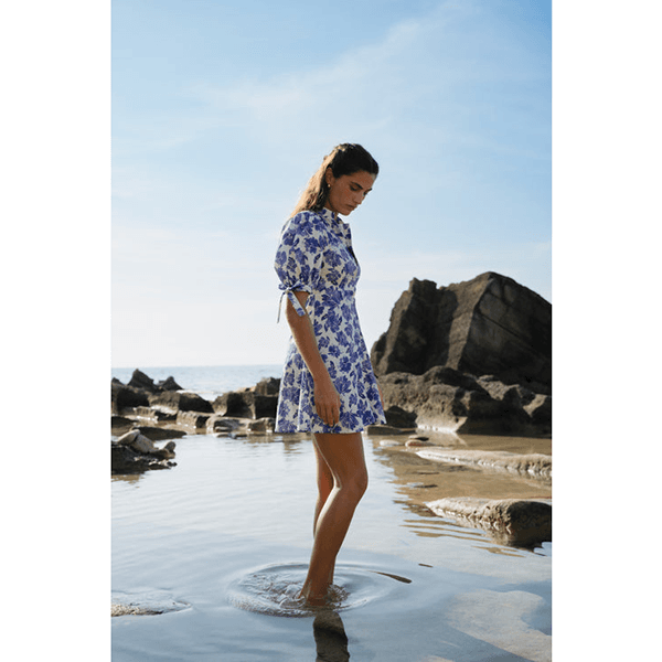Mandibreeze Harmonia Dress Blue Print