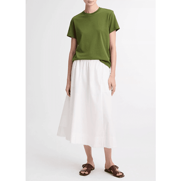 Vince S/S Crew Nk Tee Herb