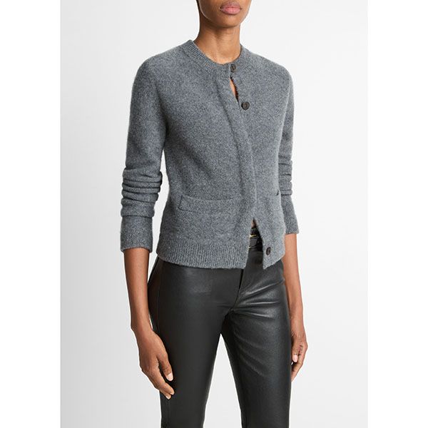 Vince Shrunken Boiled Jacket H Graphite