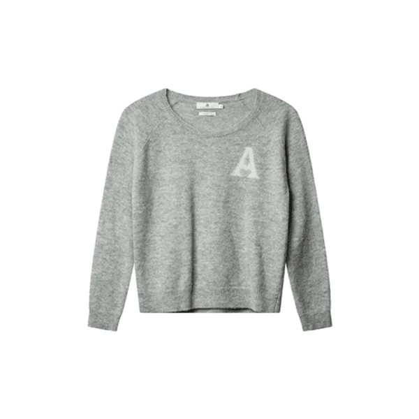 Arnie Says Fiona Heart Lt Grey Melange