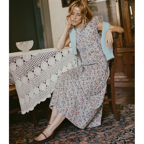 Dôen Rhodia Dress Crème Prairie De Montage