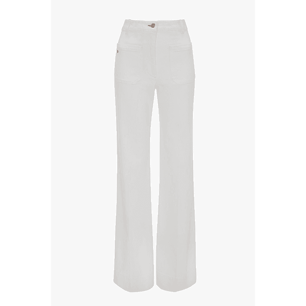 Victoria Beckham Alina Jean Washed White