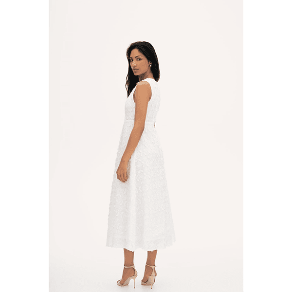 Mandibreeze Louiza Dress Broderie White