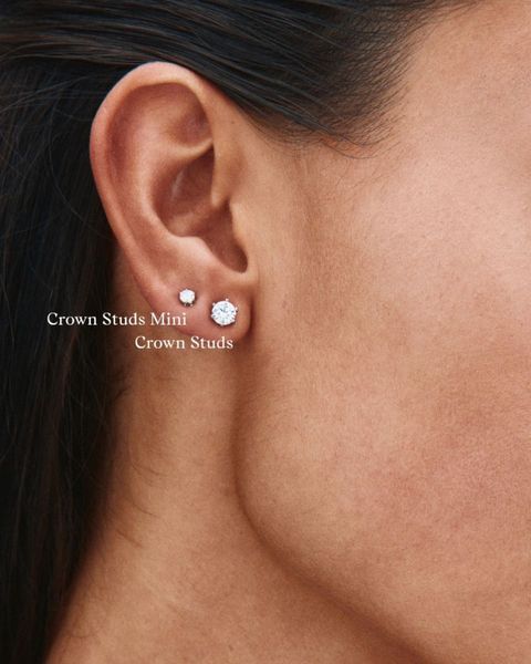 Edblad Crown Studs Gold