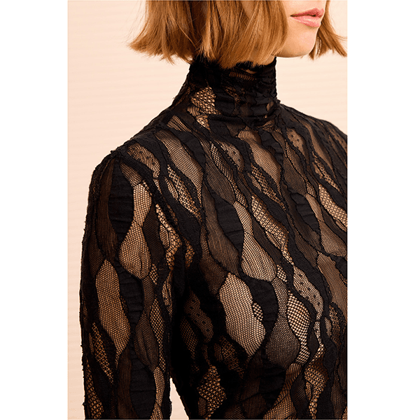 Ulla Johnson Ulyssa Turtleneck Top Noir