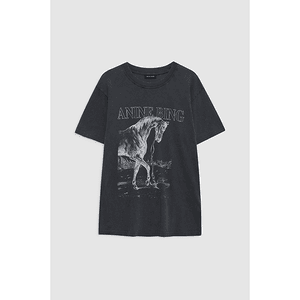 Hovedbilde Anine Bing Lili Tee Horse Washed Black