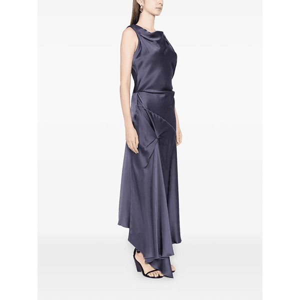 Victoria Beckham Posy Midi Dress Eclipse