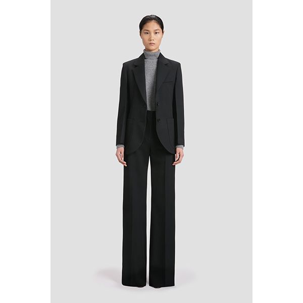 Victoria Beckham Patch Pocket Jacket Black
