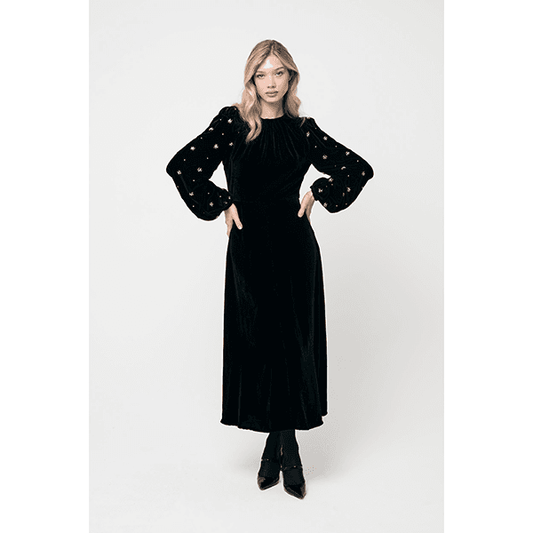 Pia Tjelta Ava Embellished Dress Black