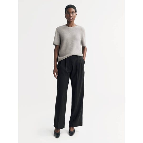 Soft Goat Chunky Oversized T-shirt Greige